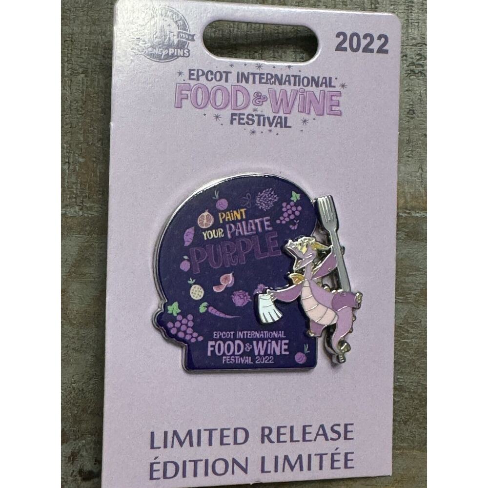 FIGMENT Disney World Parks Pin 2022 FOOD and WINE FESTIVAL Limited Release Pin